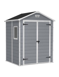 Keter casetta da giardino in resina MANOR 6x5 GRIGIO
